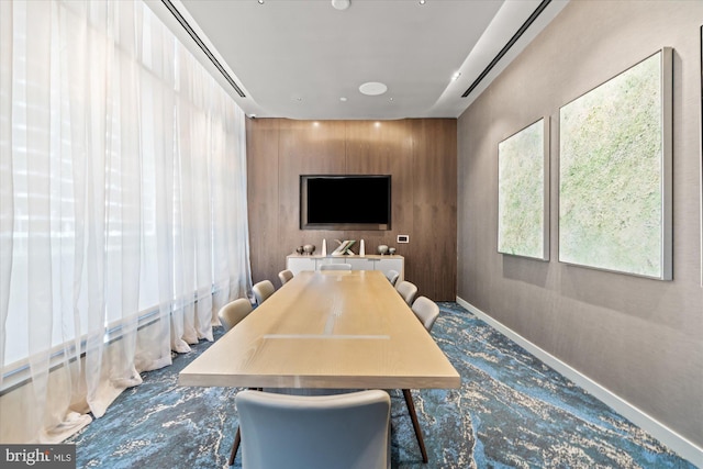 dining area with baseboards