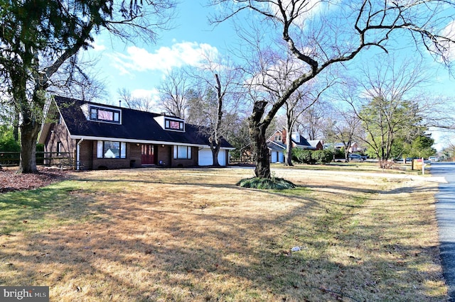 exterior space featuring an attached garage