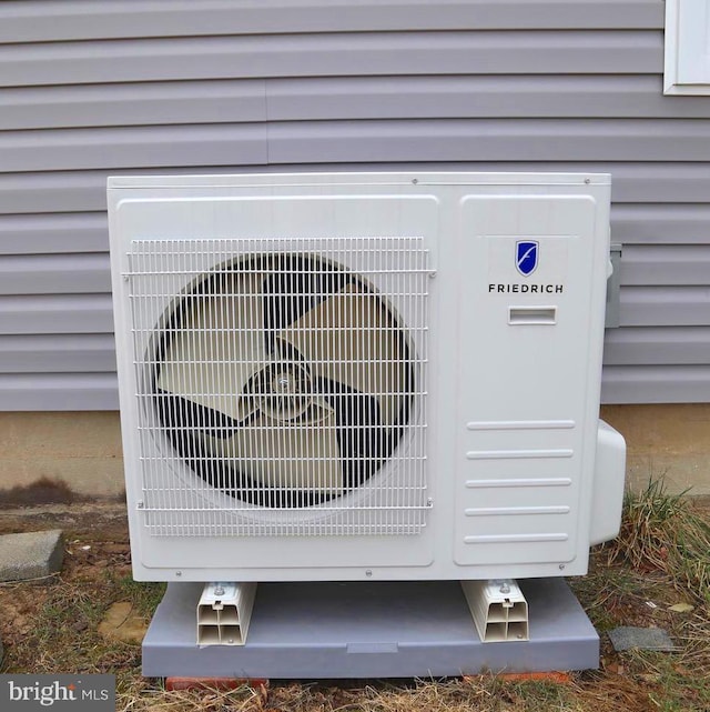 exterior details with ac unit