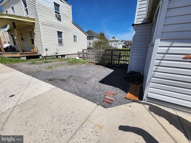 54 E College Ave, Frostburg, MD 21532 - exterior space featuring a patio area, fence, and cooling unit