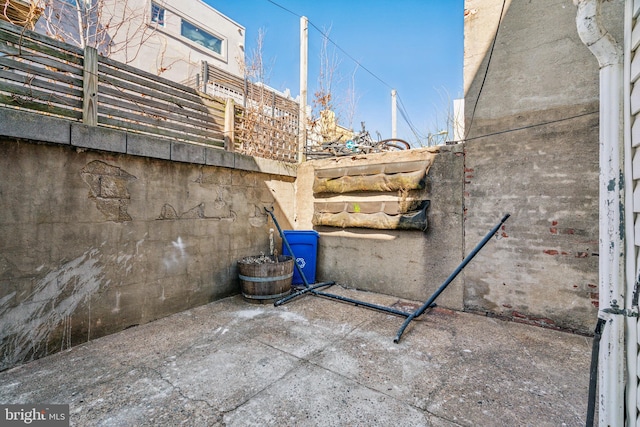 exterior space featuring a patio