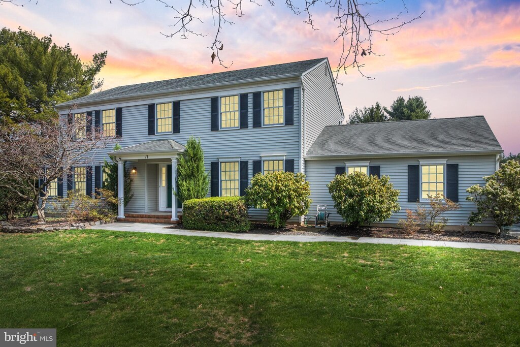 11 Bridgewater Dr, Princeton Junction, NJ 08550 - colonial inspired home with a lawn