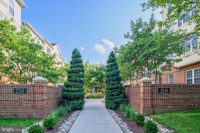 surrounding community with fence