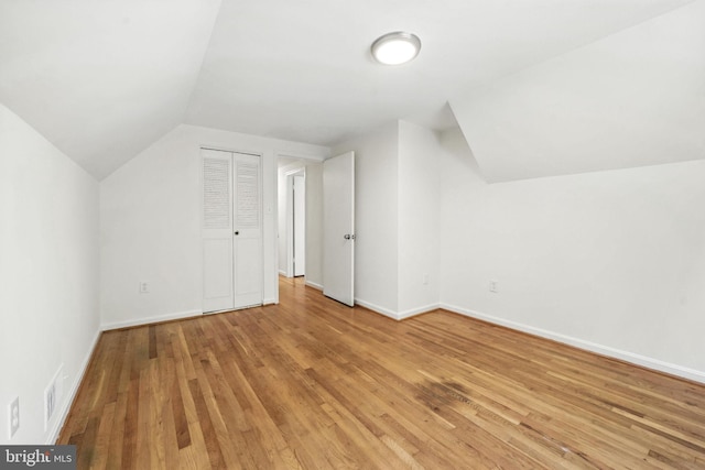 6910 Barnack Dr, Springfield, VA 22152 - additional living space featuring lofted ceiling and light wood-type flooring