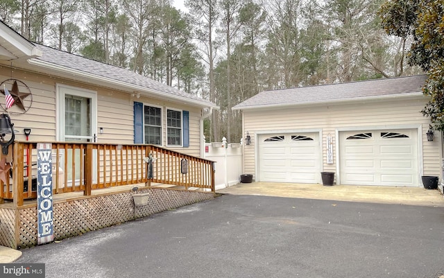 exterior space with driveway