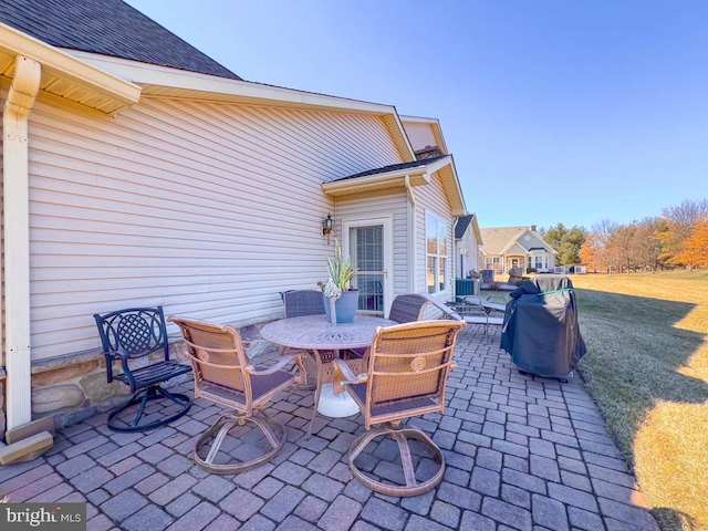 view of patio / terrace featuring outdoor dining area