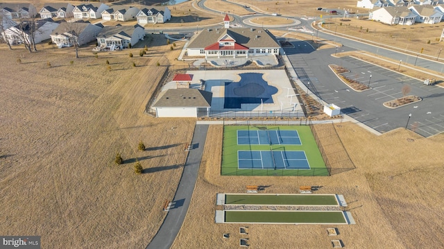 drone / aerial view featuring a residential view