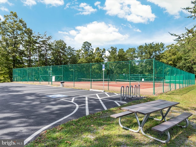 exterior space featuring fence