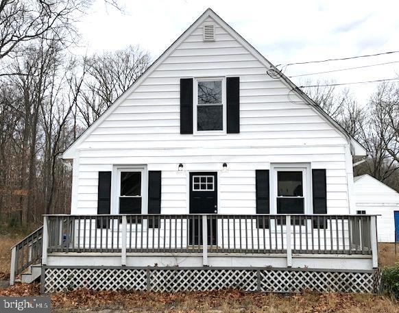 view of back of property