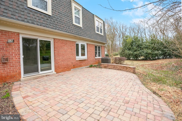 view of patio / terrace featuring cooling unit