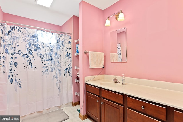 20 Glade Ave, Baltimore, MD 21236 - full bath with vanity and tile patterned floors