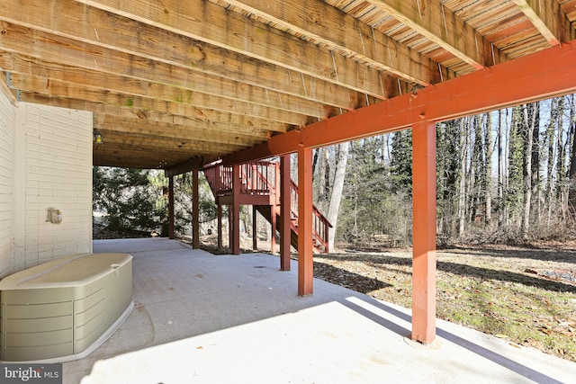 20 Glade Ave, Baltimore, MD 21236 - view of patio with stairway