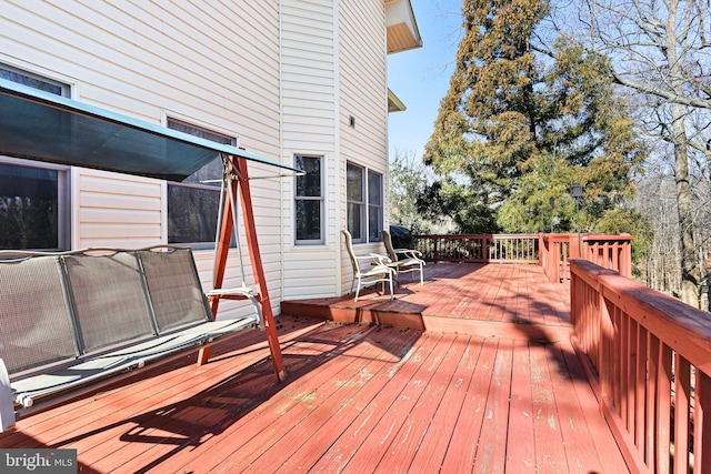 20 Glade Ave, Baltimore, MD 21236 - view of deck