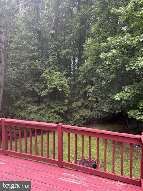 20 Glade Ave, Baltimore, MD 21236 - deck featuring a view of trees