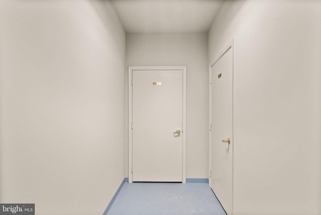 8610 Liberty Trl Unit 102, Manassas, VA 20110 - doorway to outside featuring finished concrete flooring