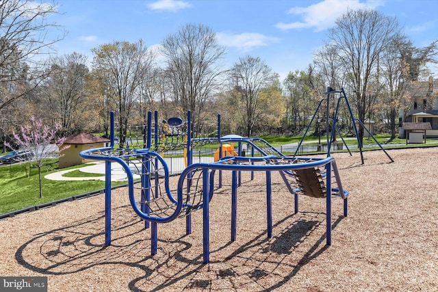 surrounding community with playground community