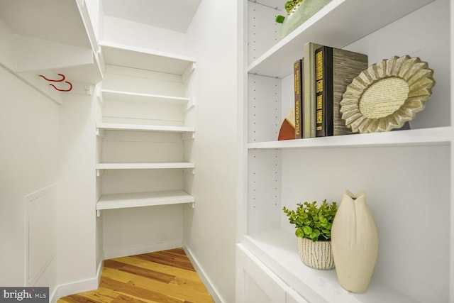 interior space featuring wood finished floors