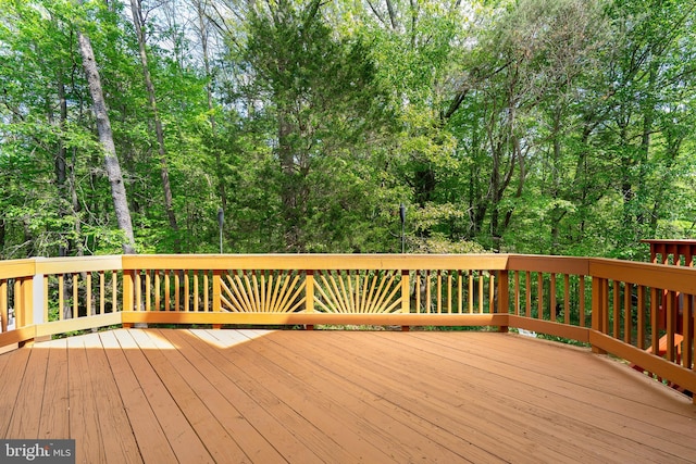 view of deck