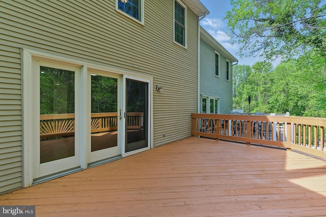 view of deck