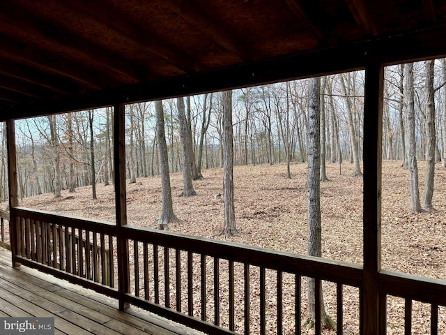 view of deck