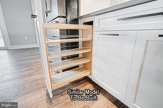 room details featuring wood finished floors