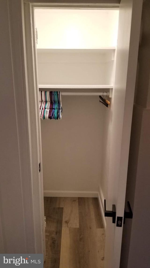 view of closet