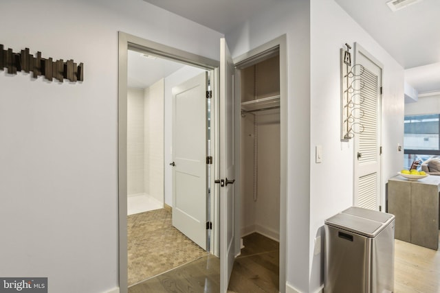 view of closet