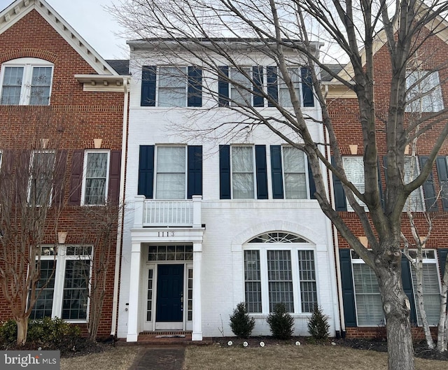 multi unit property with brick siding