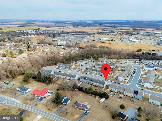 bird's eye view featuring a residential view