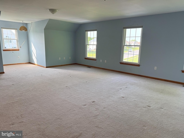 200 Stewards Ct, Bear, DE 19701 - carpeted empty room with baseboards and vaulted ceiling