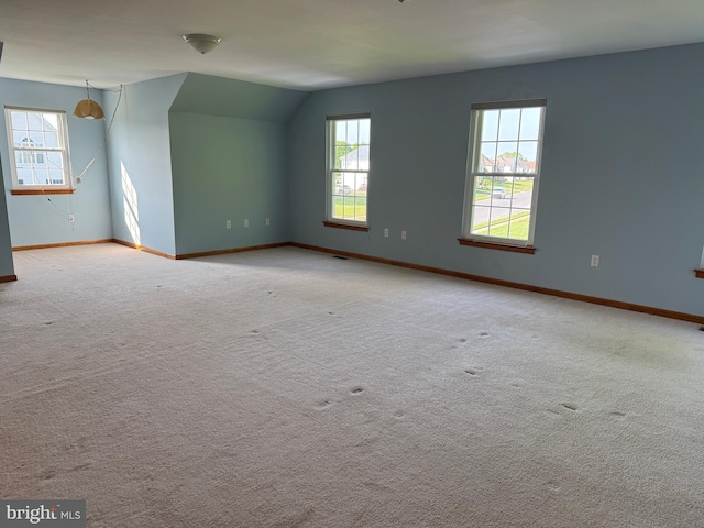 200 Stewards Ct, Bear, DE 19701 - carpeted empty room with baseboards and lofted ceiling