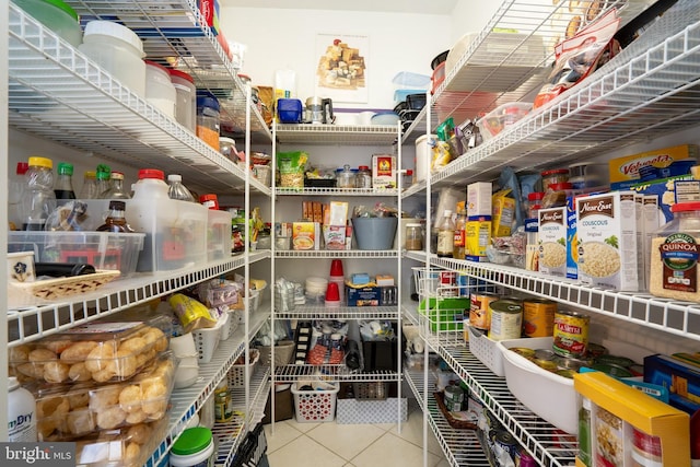 view of pantry