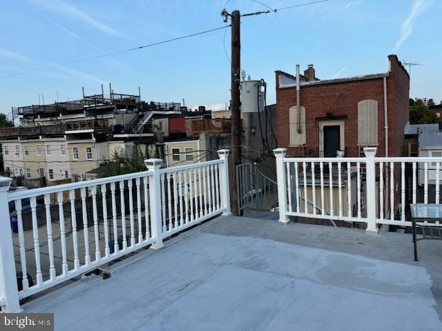 exterior space with a fenced front yard