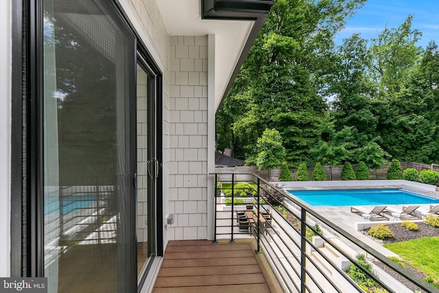 5914 Woodley Rd, Mclean, VA 22101 - balcony featuring view of pool area