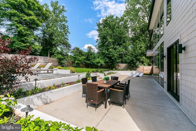 5914 Woodley Rd, Mclean, VA 22101 - view of patio featuring outdoor dining area