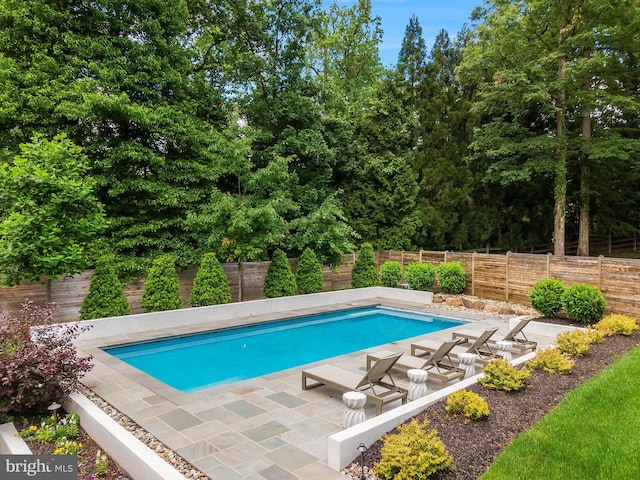 5914 Woodley Rd, Mclean, VA 22101 - view of pool featuring a fenced backyard and a patio area