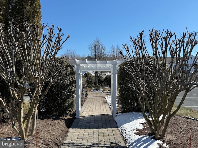 surrounding community featuring a gate