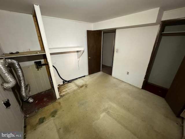 8267 Old Mill Rd, Pasadena, MD 21122 - unfurnished bedroom featuring concrete flooring