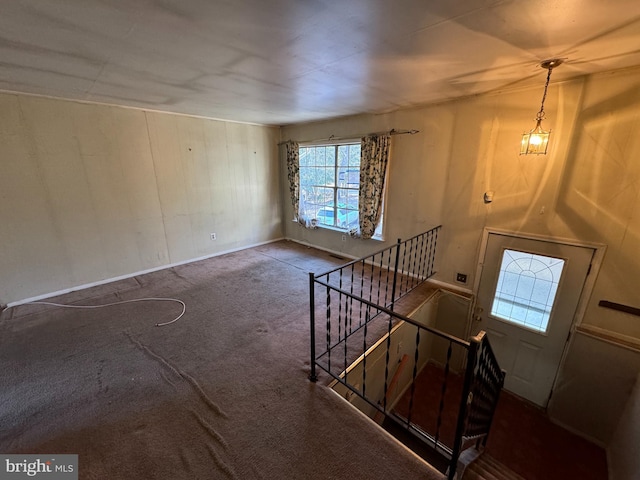 8267 Old Mill Rd, Pasadena, MD 21122 - interior space with stairs and carpet