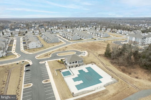 birds eye view of property featuring a residential view