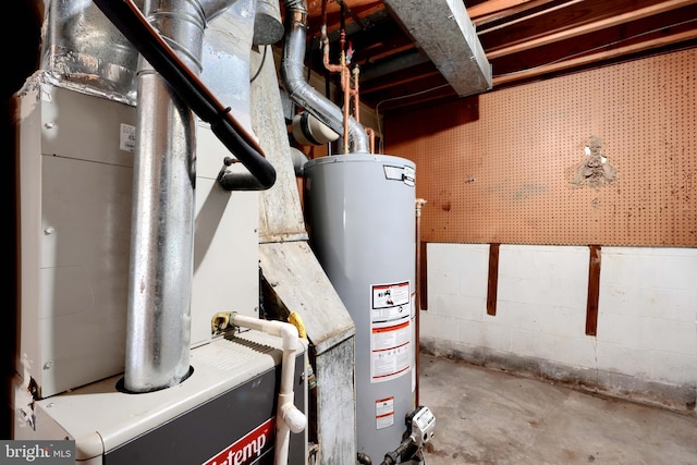 utilities with gas water heater