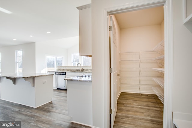 pantry with a sink