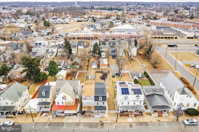 drone / aerial view featuring a residential view