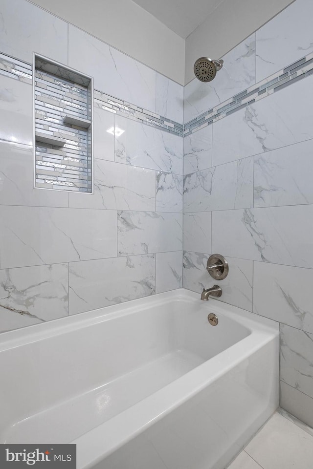 bathroom featuring tub / shower combination