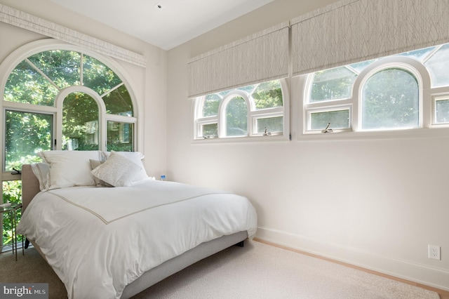 bedroom with baseboards