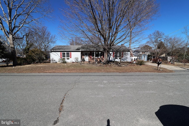 view of front of home featuring concrete driveway