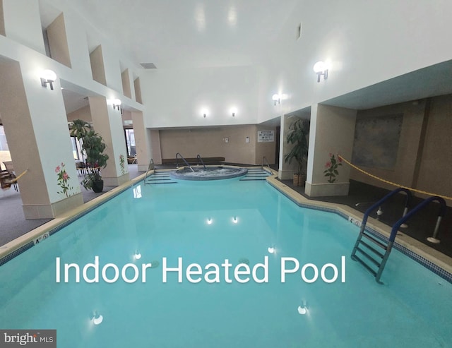 view of indoor community pool