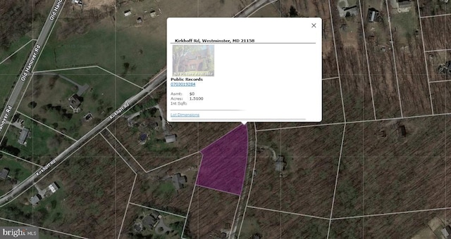 Kirkhoff Rd, Westminster MD, 21158 land for sale