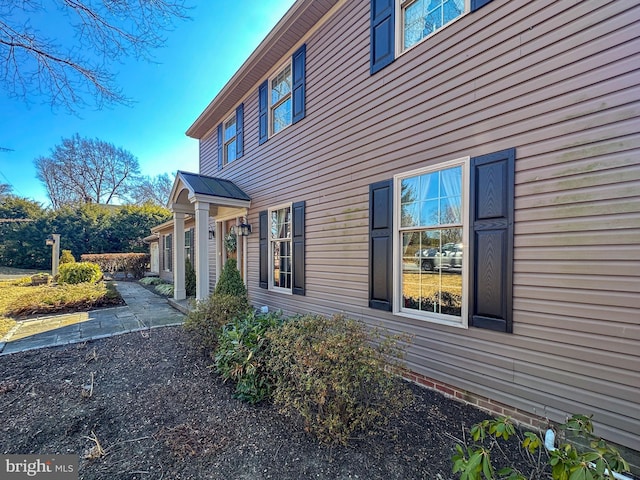 view of home's exterior featuring a patio area