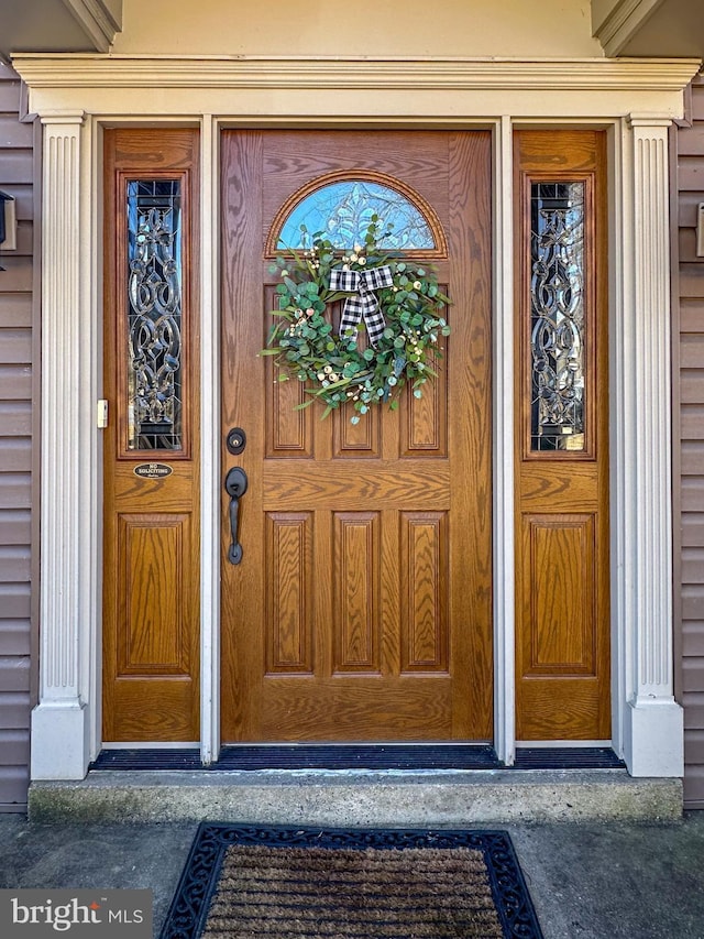 view of entrance to property